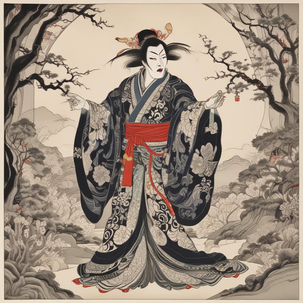 Kabuki theater performance